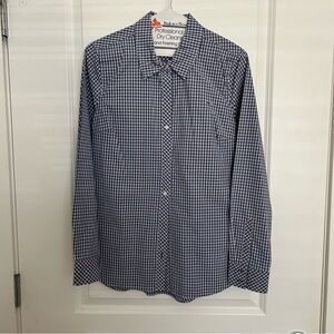 Vineyard Vines Women’s Blue Gingham Button-down Shirt